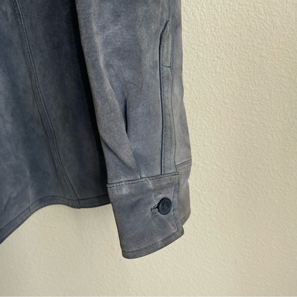 AMI Leather Button Front Vintage VTG Jacket - Picture 2 of 6